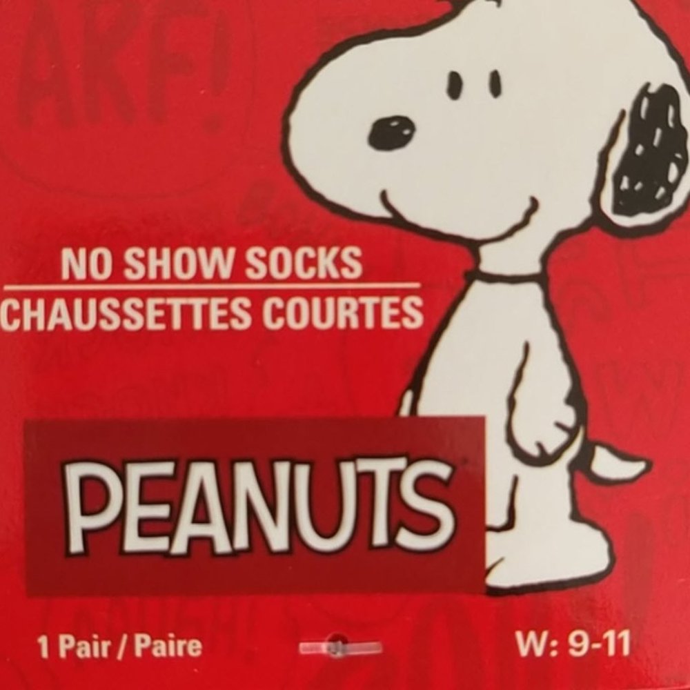 Peanuts Snoopy Striped Socks - Picture 3 of 3